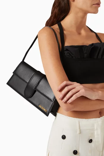 Le Bambino Long Shoulder Bag in Smooth Leather