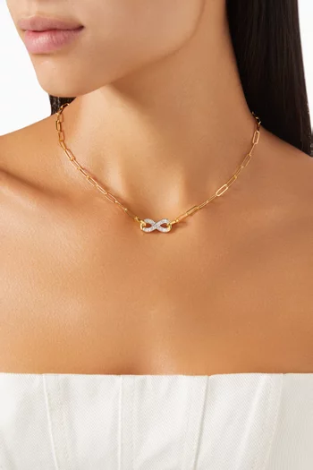 So It Goes Necklace in 24kt Gold-plated Sterling Silver