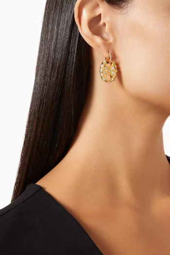 Back & Better Mini Earrings in 24kt Gold-plated Sterling Silver