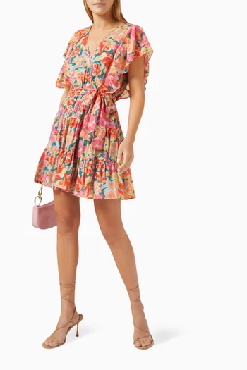 Valla Floral-print Mini Dress