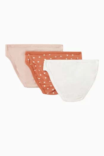 Assorted Briefs in Cotton, Set of 3
