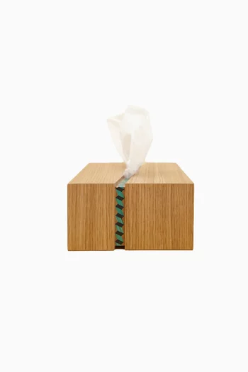 Funquetry Tissue Box in French Oak