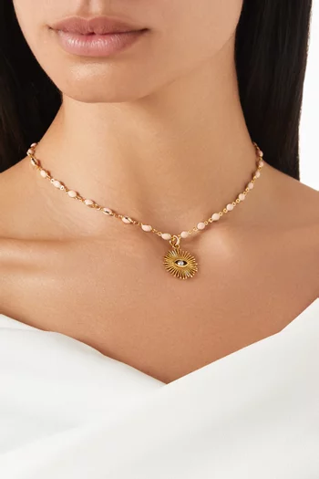 Sienna Necklace in Gold-plated Brass