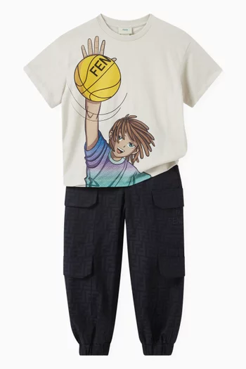Manga-Basketball T-shirt in Jersey