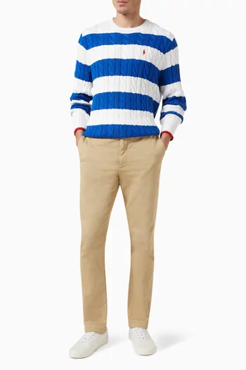 Striped Sweater in Cotton