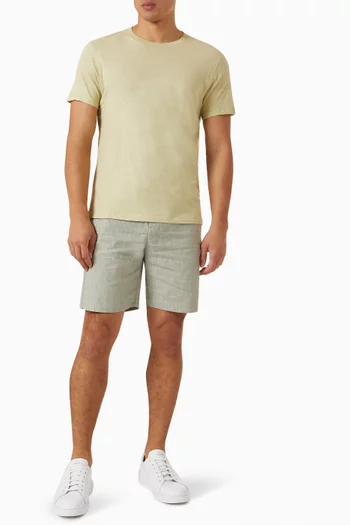 Lucio T-shirt in Linen-cotton Blend