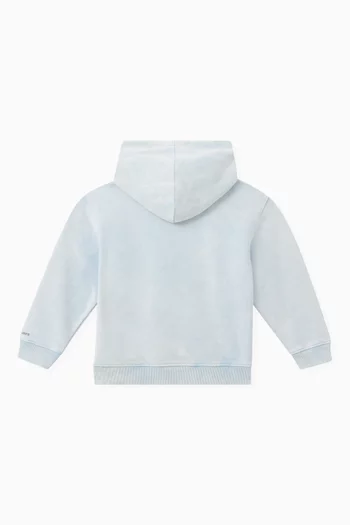 Relaxed Vintage Wash Hoodie in Cotton