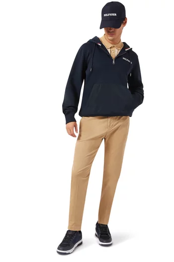 Monotype Half-zip Sweatshirt in Cotton-blend
