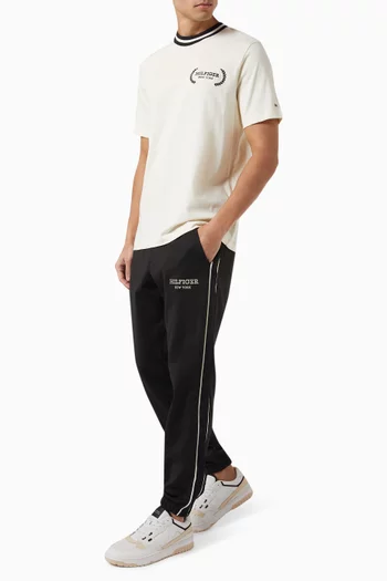 Monotype Track Sweatpants in Stretch Cotton Blend