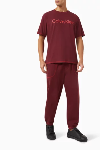 Future Shift Pyjama T-shirt in Stretch Cotton Jersey