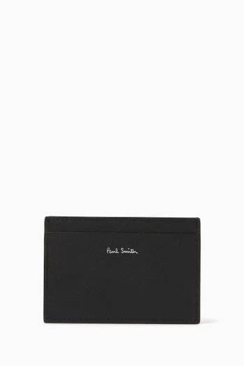 Mini Blur Card Holder in Leather