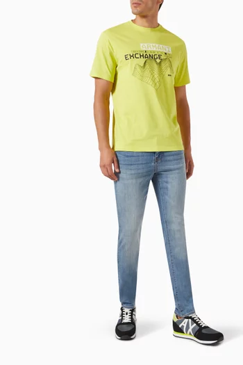 Skinny Fit J14 Jeans in Cotton-blend Denim