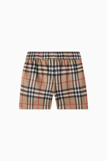 Vintage Check Shorts in Mesh