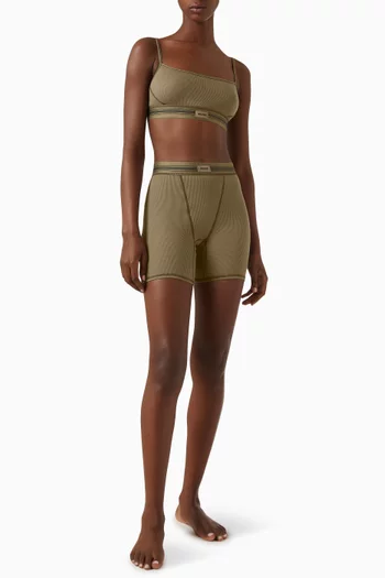 Scoop Bralette in Cotton-rib
