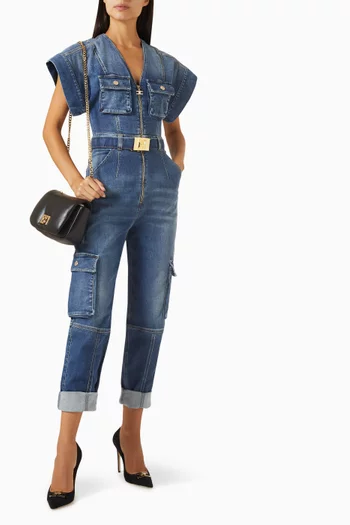 Utility Jumpsuit in Denim
