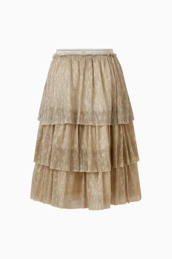 Shimmer Layered Skirt