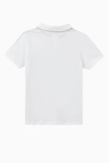 Logo Polo Shirt in Cotton