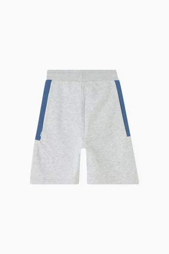 Logo-print Bermuda Shorts in Cotton-fleece