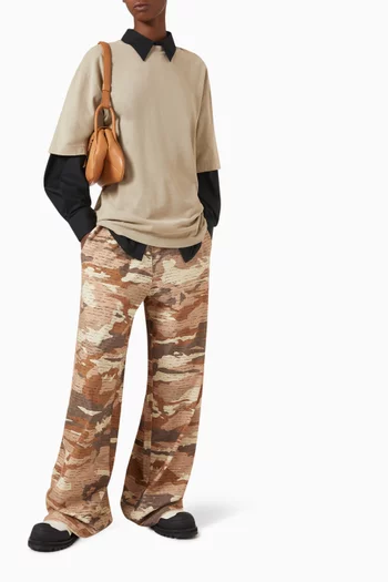 Camouflage Sweatpants in Jersey
