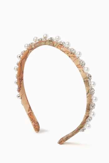 Crystal & Pearl-embellished Headband