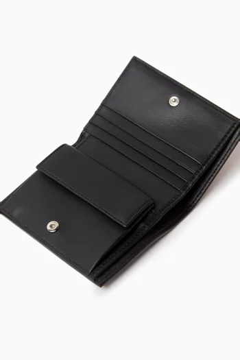 Bi-fold Wallet in Calfskin Leather