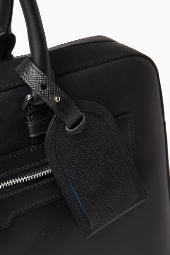 Panama Luggage Tag in Crossgrain Leather
