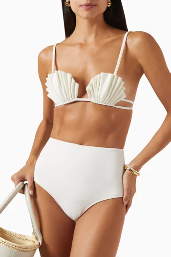 La Mer Coquillage High-Waisted Bikini Set
