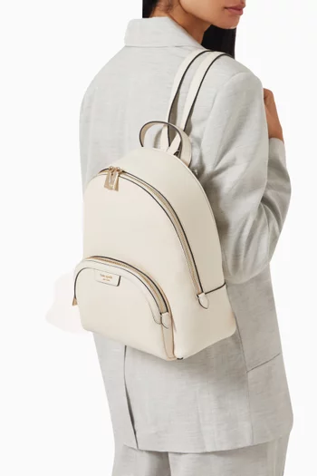 Medium Hudson Backpack in Pebbled Leather