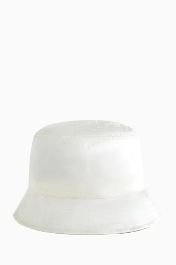 قبعة باكيت اوتوجراف بشعار الماركة حرير