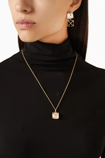 Arrow Crystal-embellished Necklace in Metal
