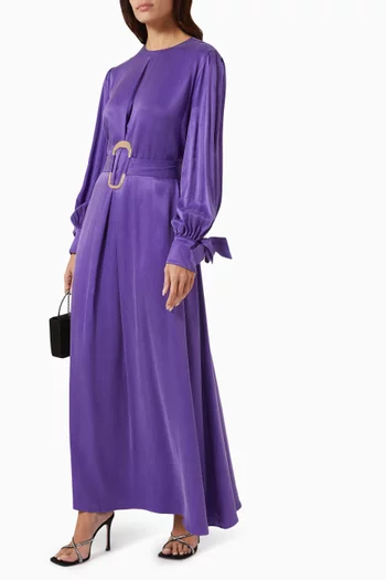 Annabel Belted Maxi Dress