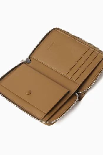 Zip-around Wallet in Leather
