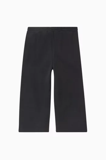 Wide Leg Trousers in Cotton