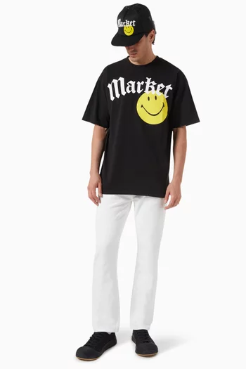 Smiley® Gothic T-shirt in Cotton-jersey