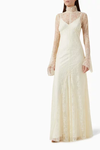 Hermosa Maxi Dress in Lace
