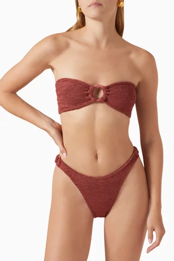 Gloria Bandeau Bikini Set in Original Crinkle™