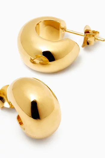 The Simone Earrings in 18kt Gold-plated Sterling Silver