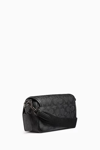 Charlie Flap Crossbody 18 Bag in Signature Coated Canvas