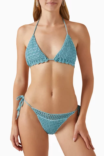 Crochet Tri Bikini Top