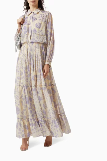 Cosmos-A Printed Dress