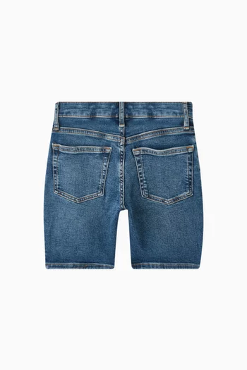 Shorts in Cotton-stretch Denim