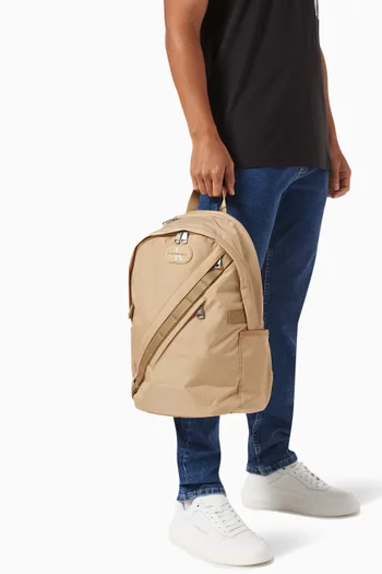 Round Backpack in Recycled-ripstop