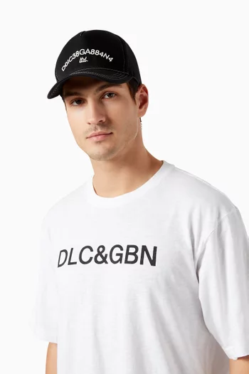 Logo-embroidered Baseball Cap in Cotton-drill