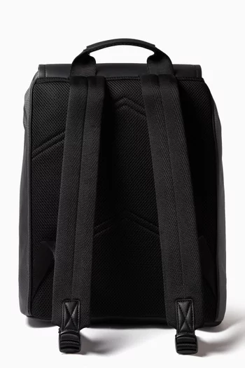 Flap Backpack in Recycled Polyester
