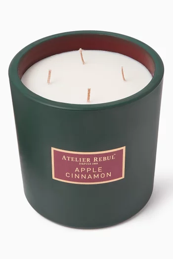 Extra Large Apple Cinnamon Scented Candle, 950g