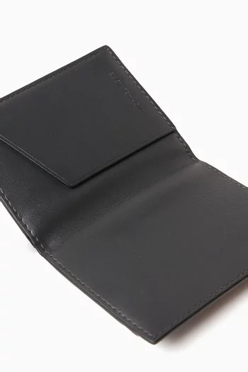 Hudson Bifold Wallet in Pebbled Leather