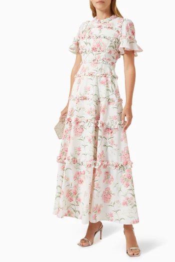 Summer Posy Maya Gown in Crepe