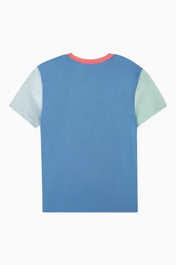 Polo Bear Colour-Blocked T-shirt in Cotton