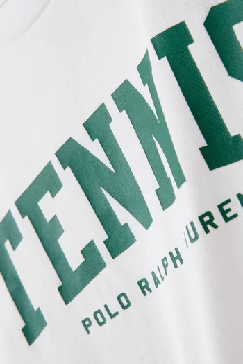 Tennis Logo T-Shirt in Cotton