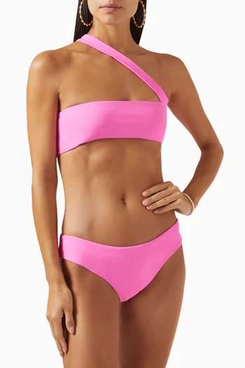 Halo Bandeau Bikini Top in Lycra-blend